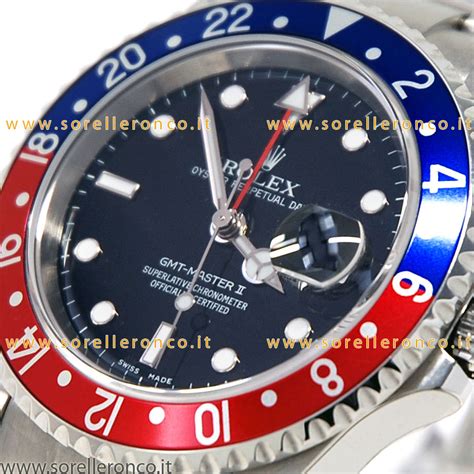 rolex gmt ghiera rosso blu|Acquista Rolex GMT.